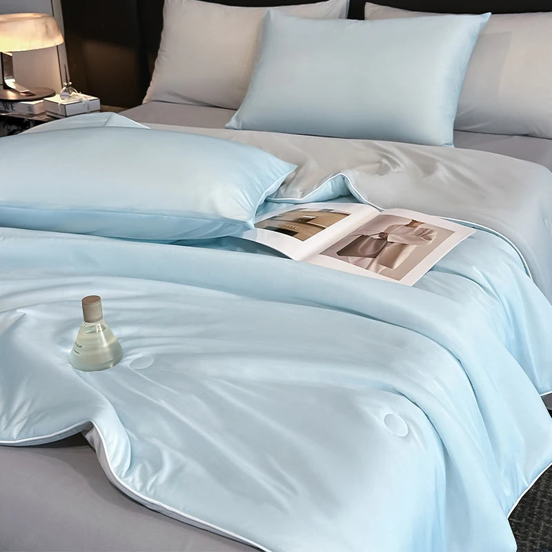 Chill Out with Our Summer Cooling Blanket – The Ultimate Patchwork Quilt for Hot Nights!